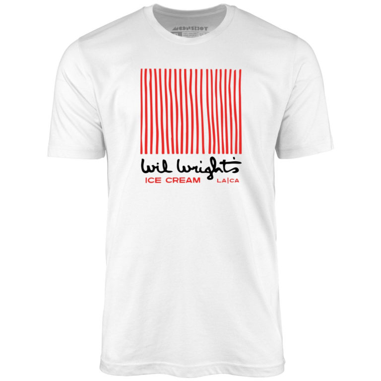 Wil Wright’s Ice Cream – Los Angeles, CA – Vintage Ice Cream Parlor Unisex T-Shirt