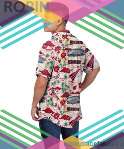 Wisconsin Badgers NCAA Short Sleeve Button Up Shirt