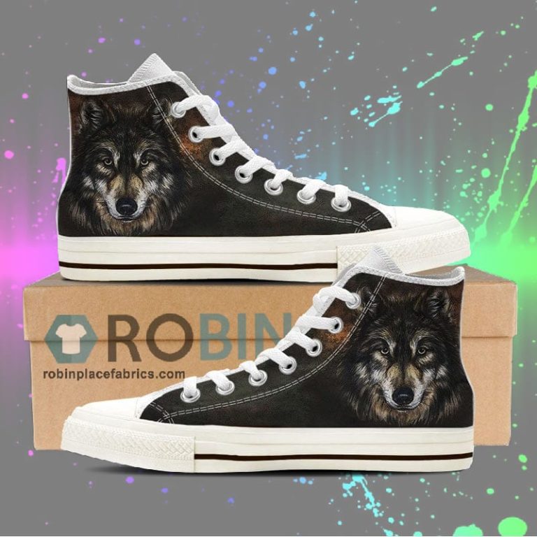 Wolf Canvas High Top Sneaker
