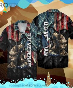 4th Of July Independence Day Memorial Day American Veteran Short Sleeve Button Down Hawaiian Shirt 4th Of July Independence Day Memorial Day American Veteran Short Sleeve Button Down Hawaiian Shirt