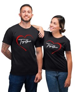 Best Matching Couple Together Forever Gift T-shirt