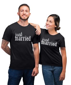 Couple Just Maried Matching Happy Ending T-shirt
