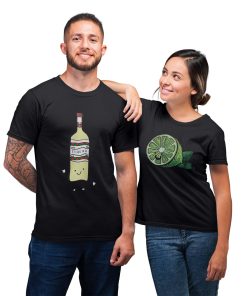Couple Tequila And Lime Tonight For Lover Matching T-shirt Couple Tequila And Lime Tonight For Lover Matching T-shirt