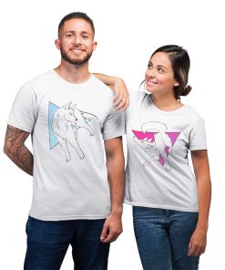 Couple Wolft Anniversary Matching His And Hers Funny Couples Gift T-Shirt