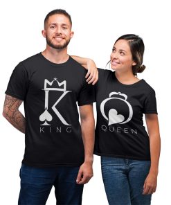 King And Queen Crown Shirt For Couple Matching T-shirt King And Queen Crown Shirt For Couple Matching T-shirt