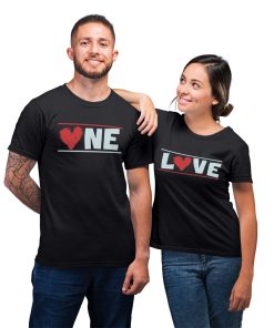 Matching For Couple One Love Gift For Lover T-shirt