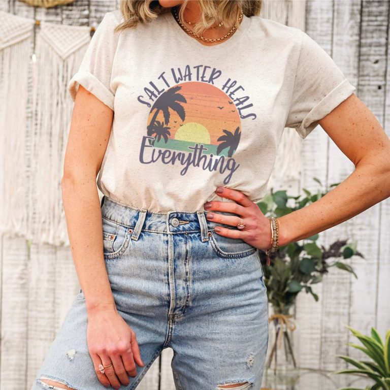 Salt Water Heals Everything T-Shirt