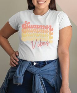 Summer Vibes Retro Shadow T-Shirt