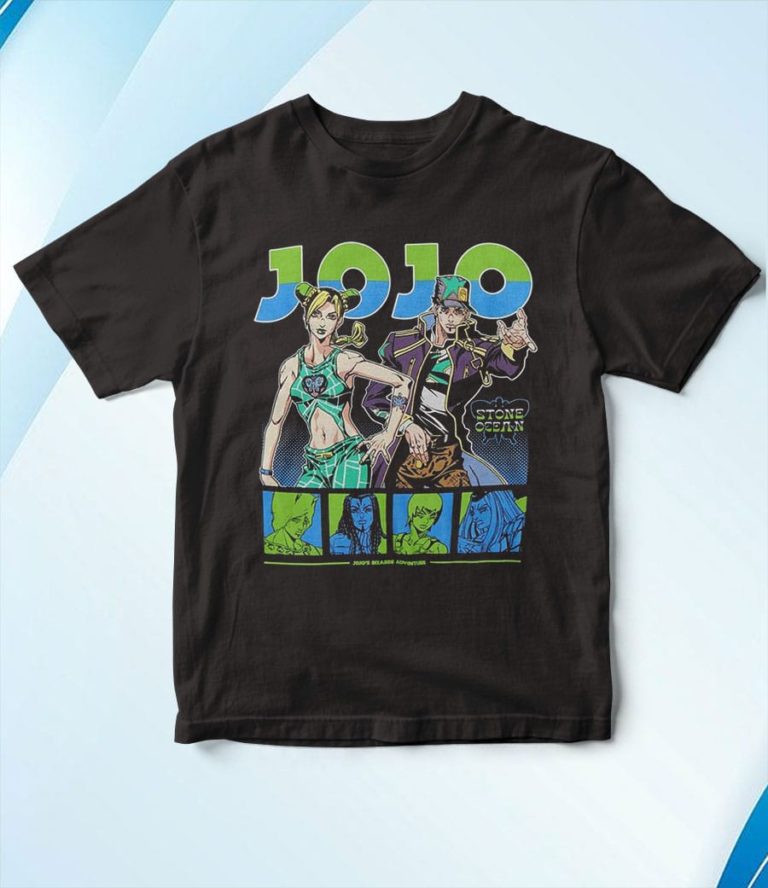 Jojo?s Bizarre Adventure Stone Ocean Jolyne And Jotaro T-Shirt, Hoodie