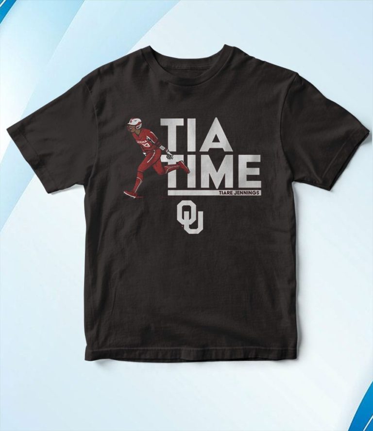 Oklahoma Softball Tiare Jennings Tia Time T-Shirt, Hoodie