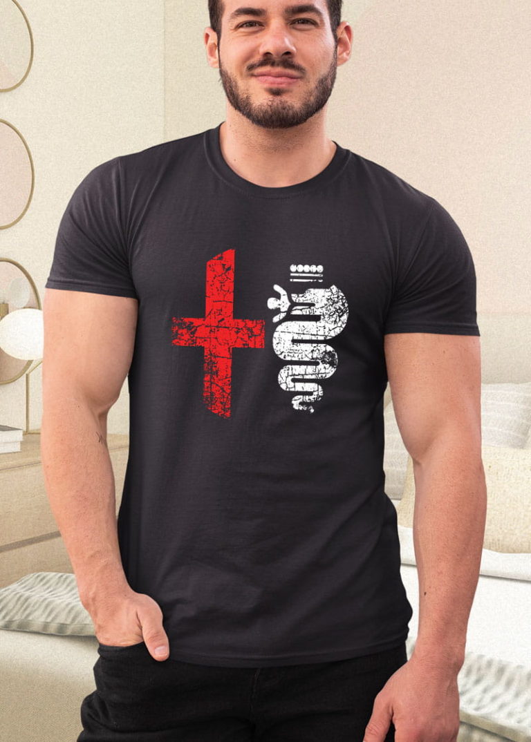 Alfa Car Drivers Stylish Grunge Logo Shirt