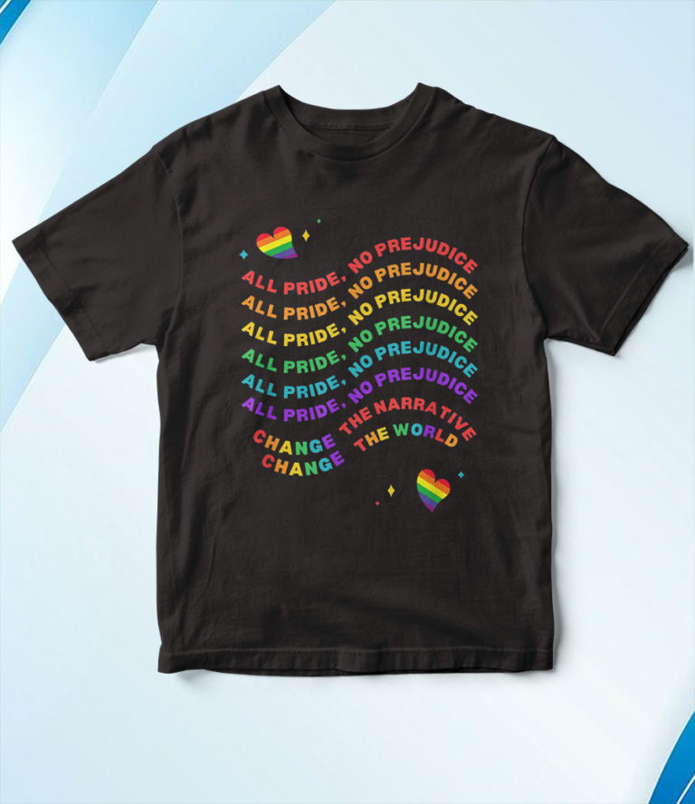 All Pride No Prejudice Pride Month T-Shirt, Hoodie, Sweatshirt
