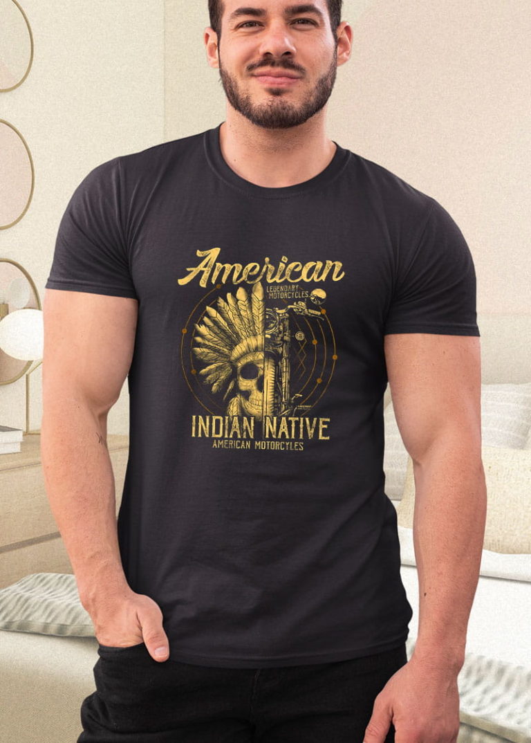 American Native Indian – American Motorcycle Shirt
