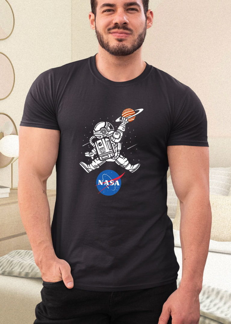 Astronaut Basketball League Slam Dunk NASA Shirt