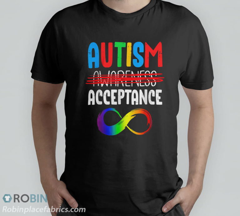 Autism Tee In April Wear Red Instead Autism-Acceptance T-Shirt, Hoodie, Sweatshirt