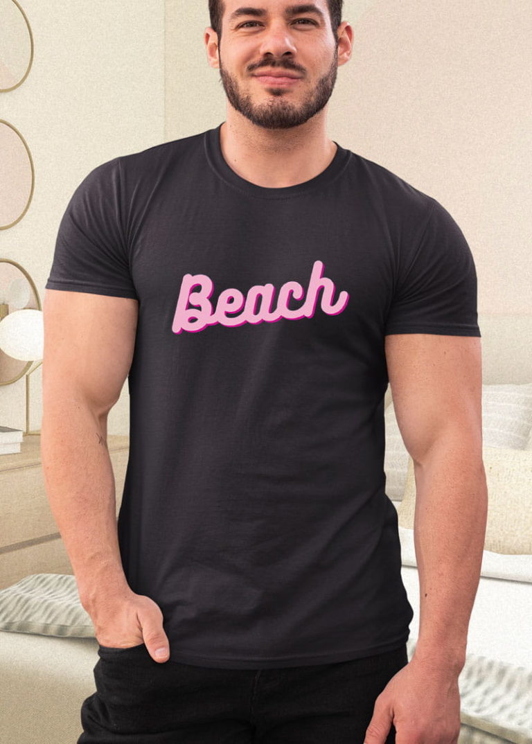Beach Pink Color Shirt