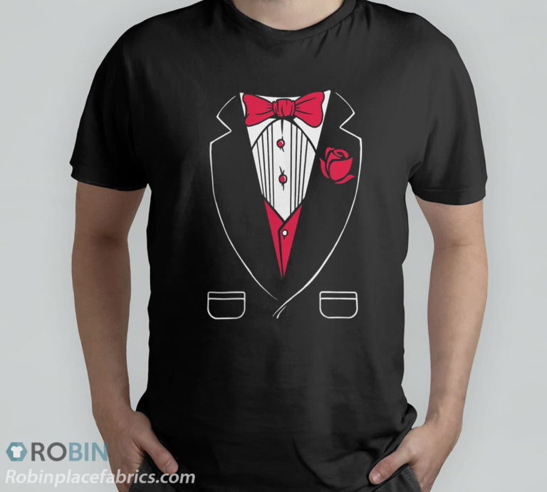 Black and White Tuxedo Bow Tie Tuxedo White Funny Mens T-Shirt, Hoodie, Sweatshirt