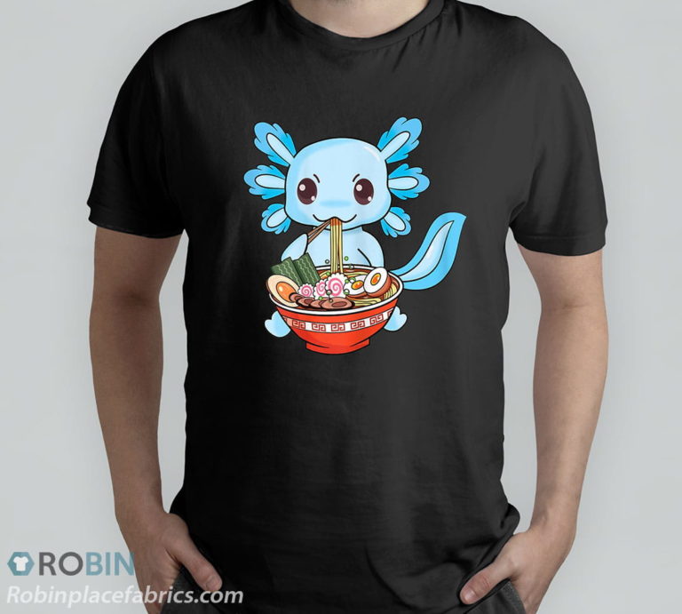 Cute Axolotl Ramen Noodles Anime T-Shirt & Hoodie