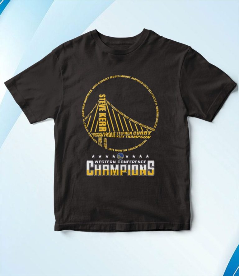 Golden State Warriors Western Conference Champions Players T-Shirt, Hoodie