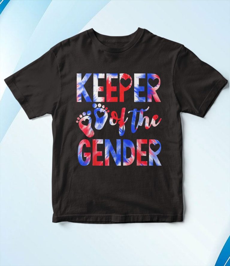 Keeper Of The Gender 4th Of July Baby Gender Reveal T-Shirt, Hoodie, Sweatshirt