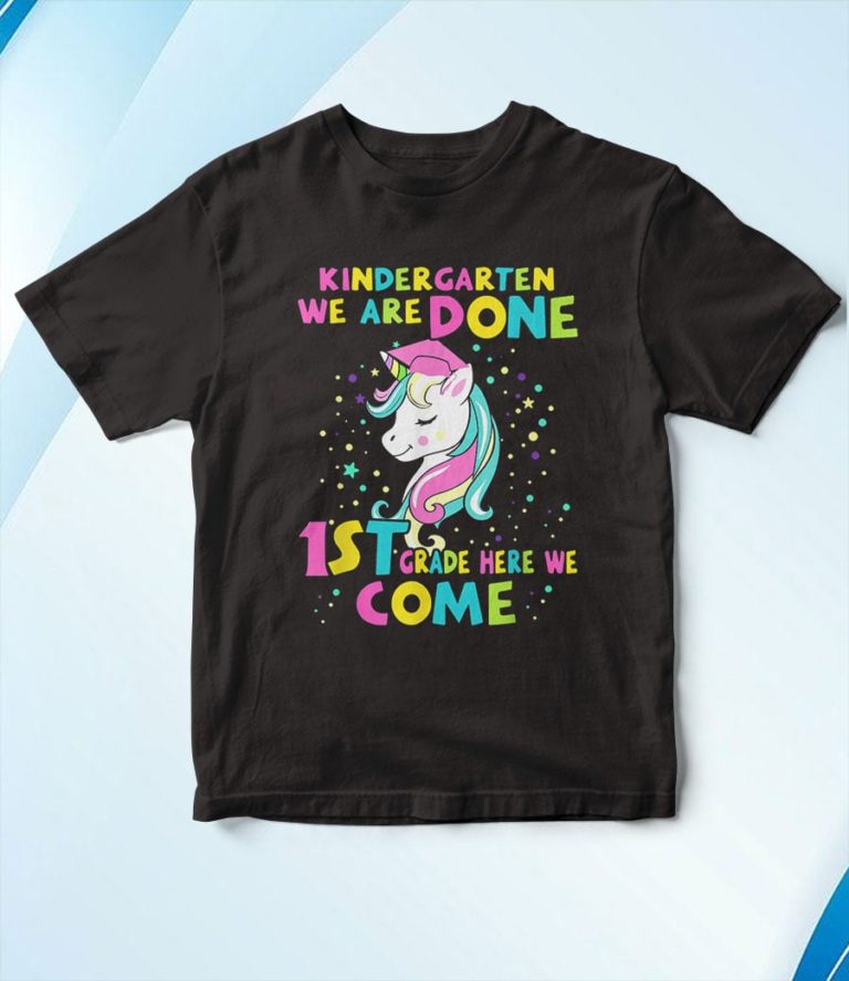 Kindergarten Graduation Magical Unicorn T-Shirt, Hoodie, Sweatshirt