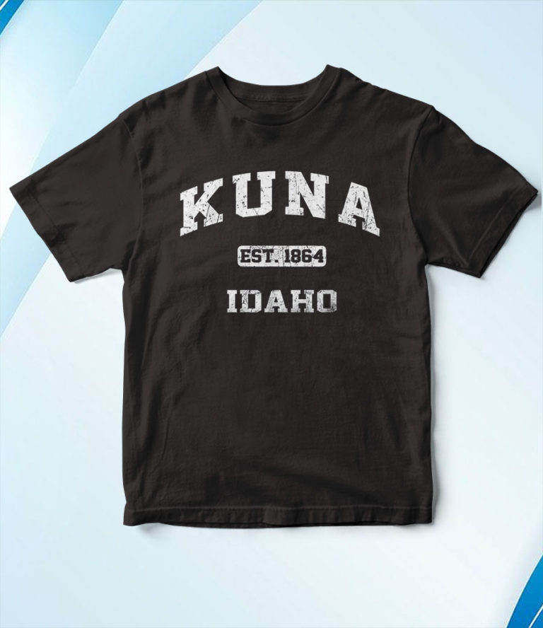 Kuna Idaho Id Vintage State Athletic Style T-Shirt, Hoodie, Sweatshirt