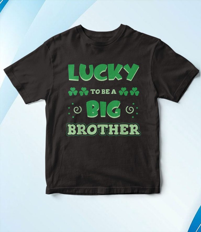 Lucky To Be A Big Brother St. Patrick’s Day Gender Reveal T-Shirt, Hoodie, Sweatshirt
