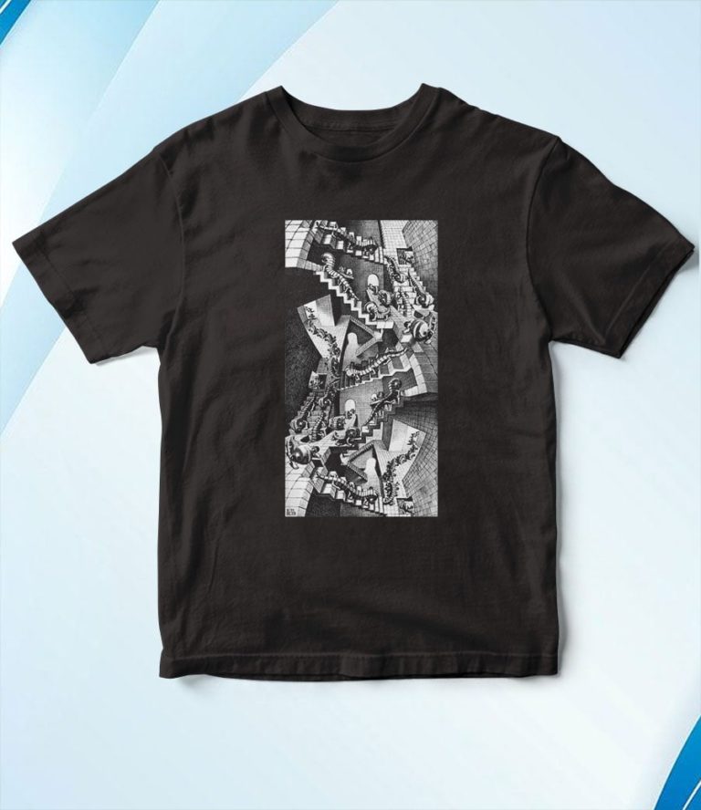 M.C. Escher House of Stairs T-Shirt, Hoodie, Sweatshirt
