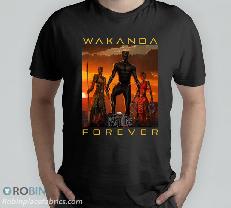 Marvel Black Panther Movie Wakanda Forever Graphic T-Shirt, Hoodie, Sweatshirt