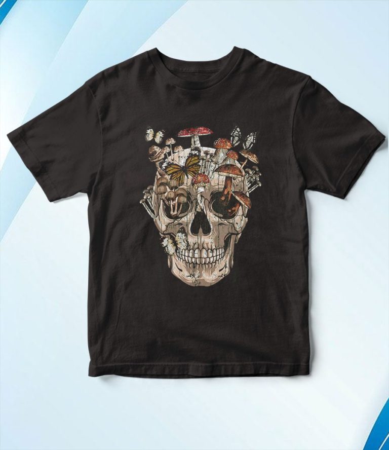 Mushroom Clothing Mushroom Collector Skull T-Shirt, Hoodie, Sweatshirt