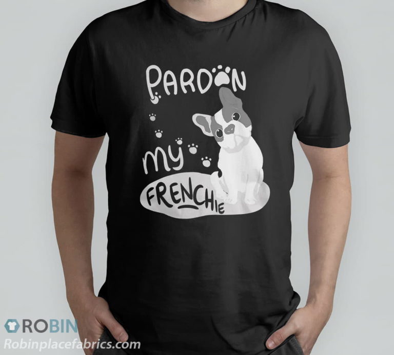 Pardon My Frenchie – Cute French Bulldogg Quote Tee T-Shirt, Hoodie, Sweatshirt