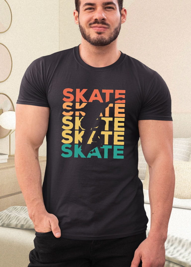 Retro Vintage Skating Shirt
