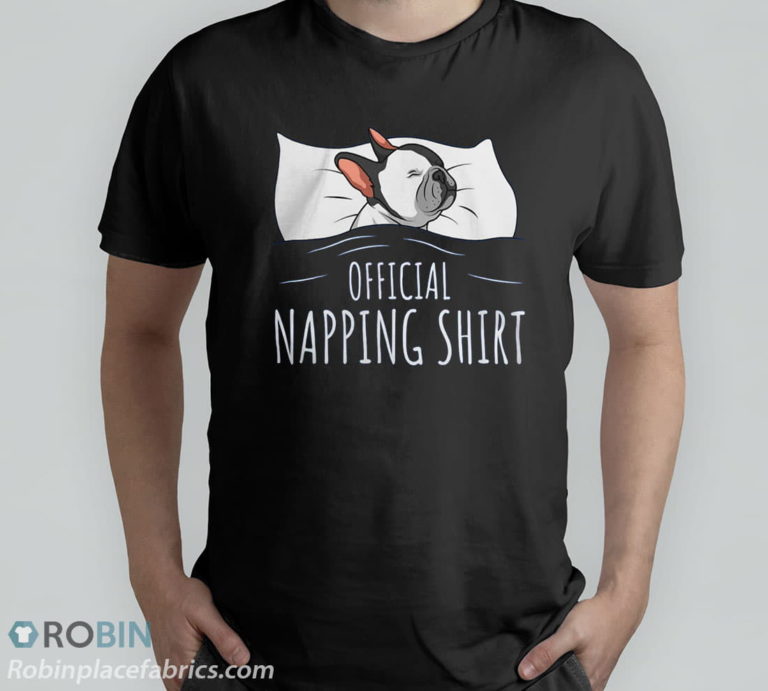 Sleeping French Bulldog Pyjamas Official Napping T-Shirt, Hoodie, Sweatshirt
