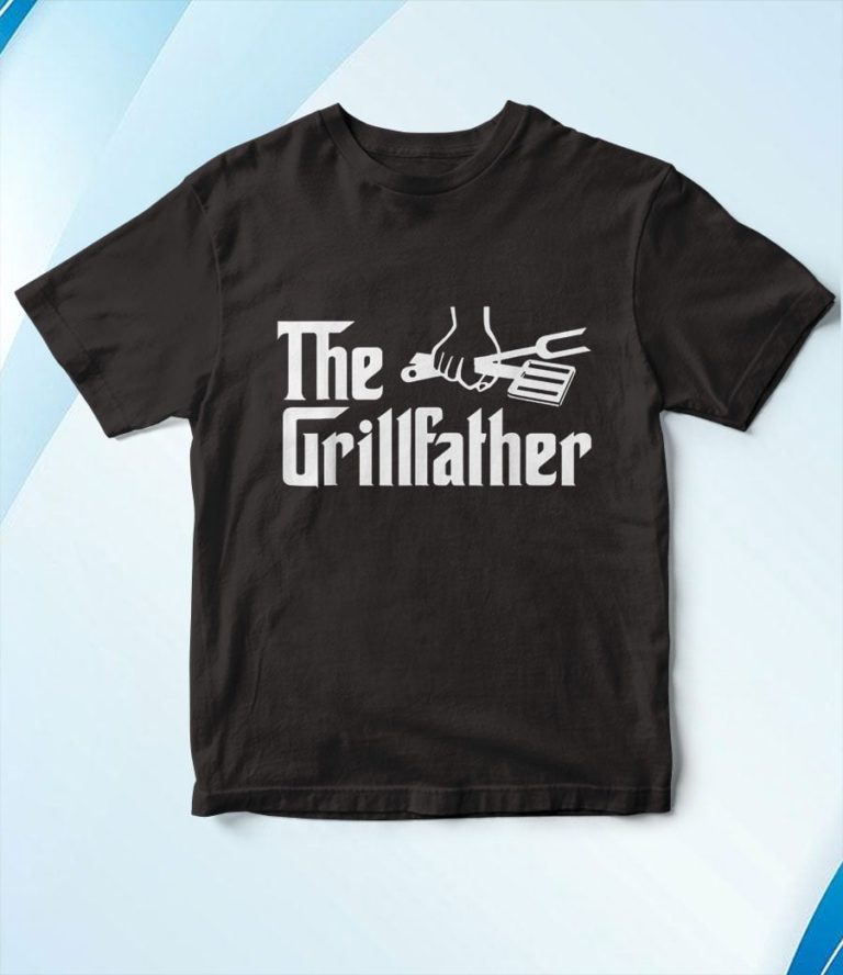 The Grillfather Funny Cool BBQ Grill Chef T-Shirt, Hoodie, Sweatshirt