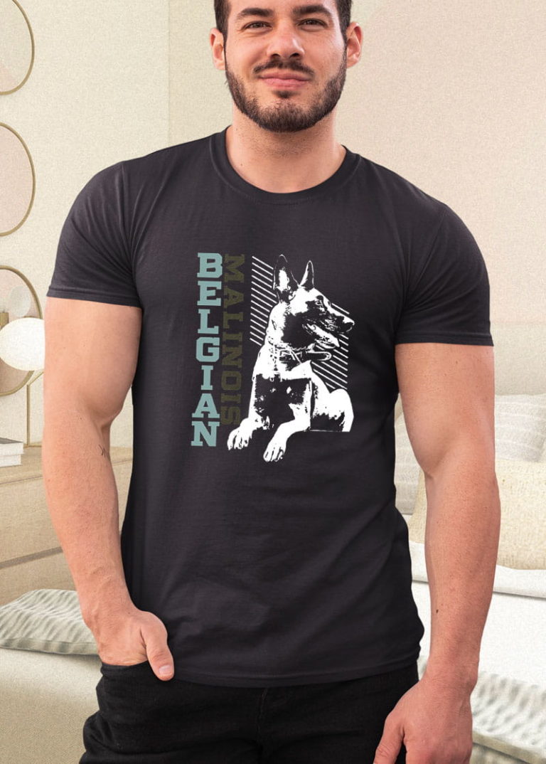 Vintage Belgian Malinois Dog Lovers Shirt