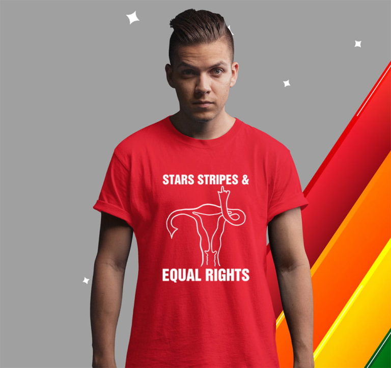 Stars Stripes And Equal Rights 4th Of July Women’s Rights Shirt