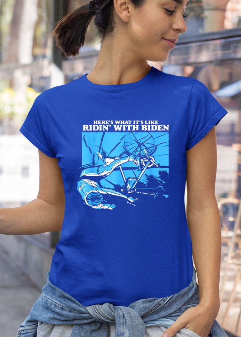 What It?s Like Ridin With Biden Bicycle Fall Bike Fall Shirt