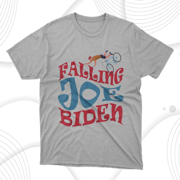 Joe Biden Falling Off Bike Shirt Funny Biden T-Shirt & Hoodie