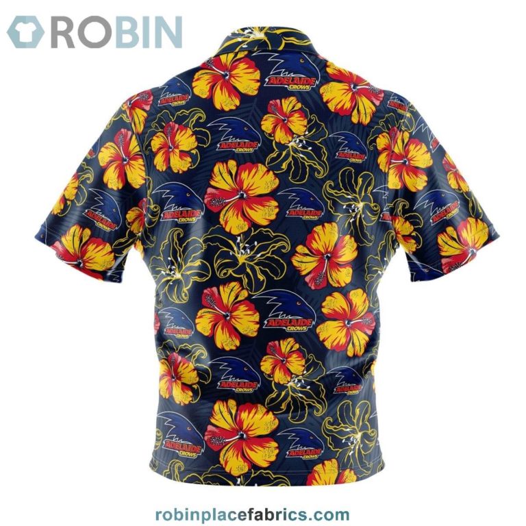 Adelaide Crows Floral Hawaiian Shirt