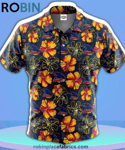 Adelaide Crows Floral Hawaiian Shirt