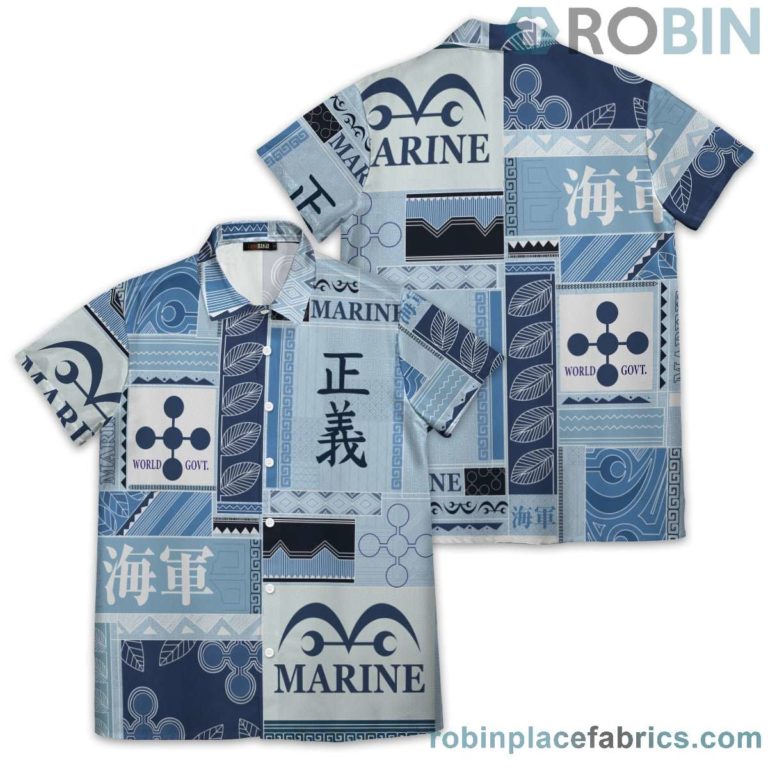 Aloha OP Marine Hawaiian Shirt