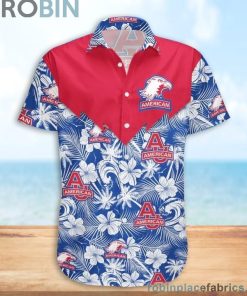 American Eagles NCAA Tropical Seamless Casual Button Down Shirts