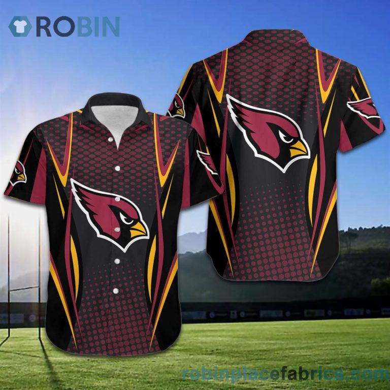 Arizona Cardinals NFL American Football Short Sleeve Button Down Hawaiian Shirt