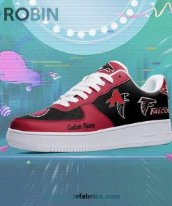 Atlanta Falcons Mascot Logo NFL Custom Name Air Force 1 AF1 Shoes