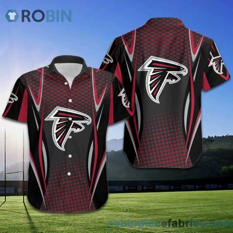 Atlanta Falcons NFL American Football Short Sleeve Button Down Hawaiian Shirt
