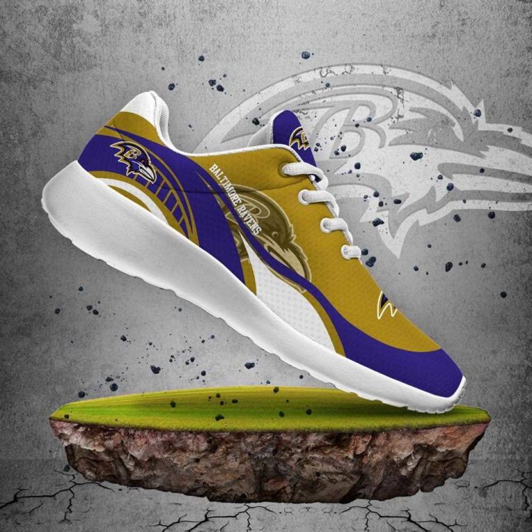 Baltimore Ravens Breathable Sports Shoes, Men and Women Casual Sneaker