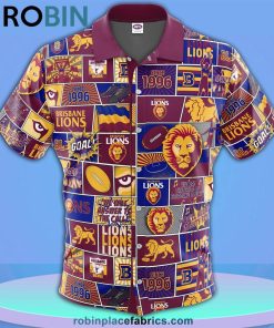 Brisbane Lions Fanatic Button-Up Shirt
