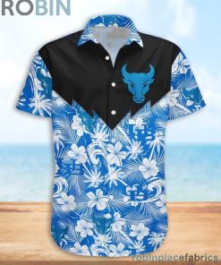 Buffalo Bulls NCAA Tropical Seamless Casual Button Down Shirts