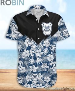 Butler Bulldogs NCAA Tropical Seamless Casual Button Down Shirts