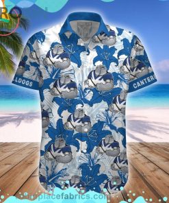 Canterbury Bankstown Bulldogs Mascot Short Sleeve Button Down Hawaiian Shirt Canterbury Bankstown Bulldogs Mascot Short Sleeve Button Down Hawaiian Shirt